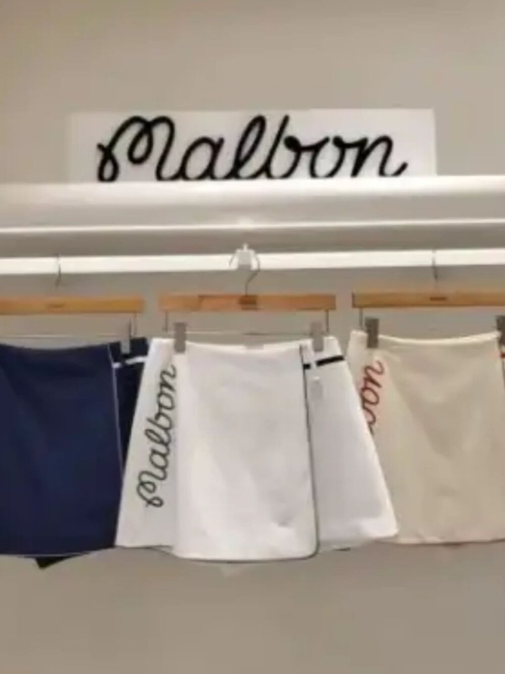 Malbon Golf Skirt Stylish Anti-Exposure Sports Casual Versatile Mini Skirt